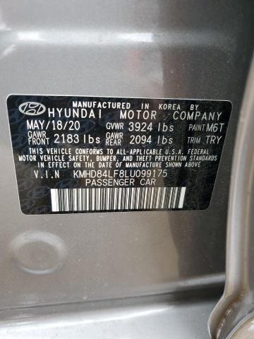 2020 HYUNDAI ELANTRA SE - KMHD84LF8LU099175