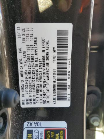 VIN 5J6RM4H75EL010950 2014 Honda CR-V, Exl no.13