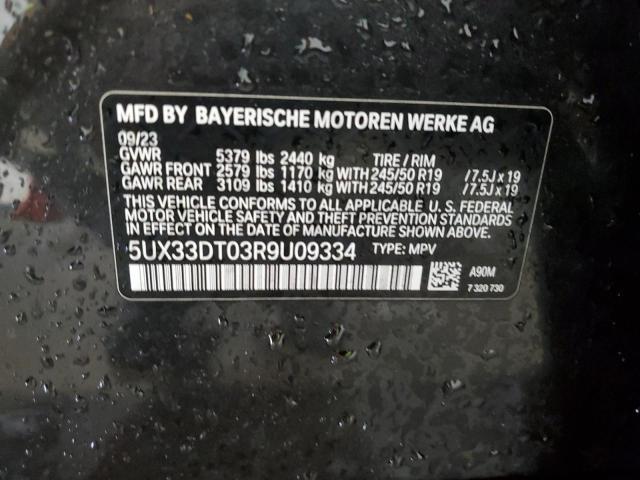 VIN 5UX33DT03R9U09334 2024 BMW X4 no.13