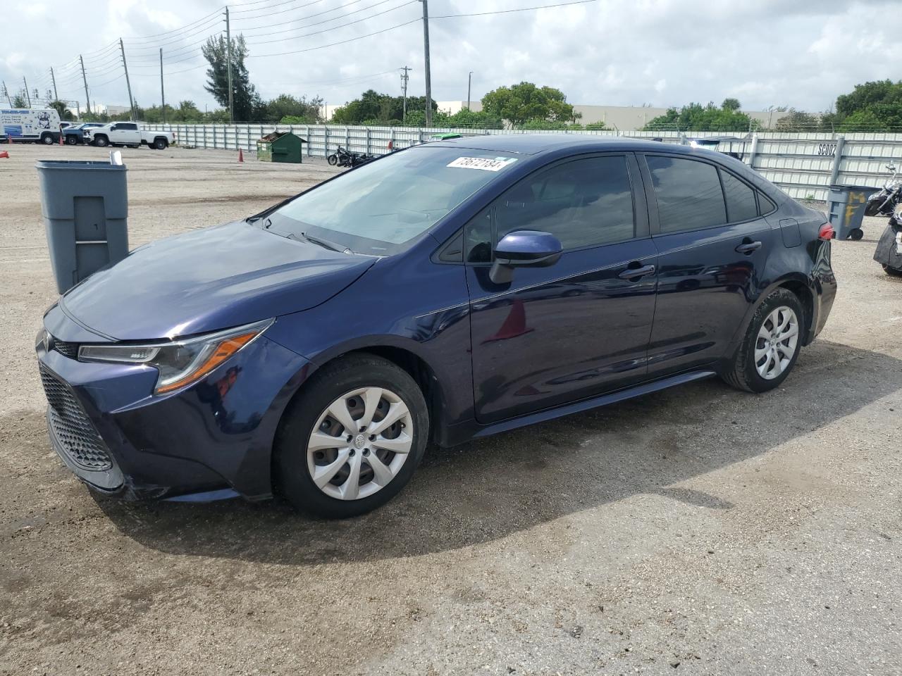 Lot #2911508639 2021 TOYOTA COROLLA LE