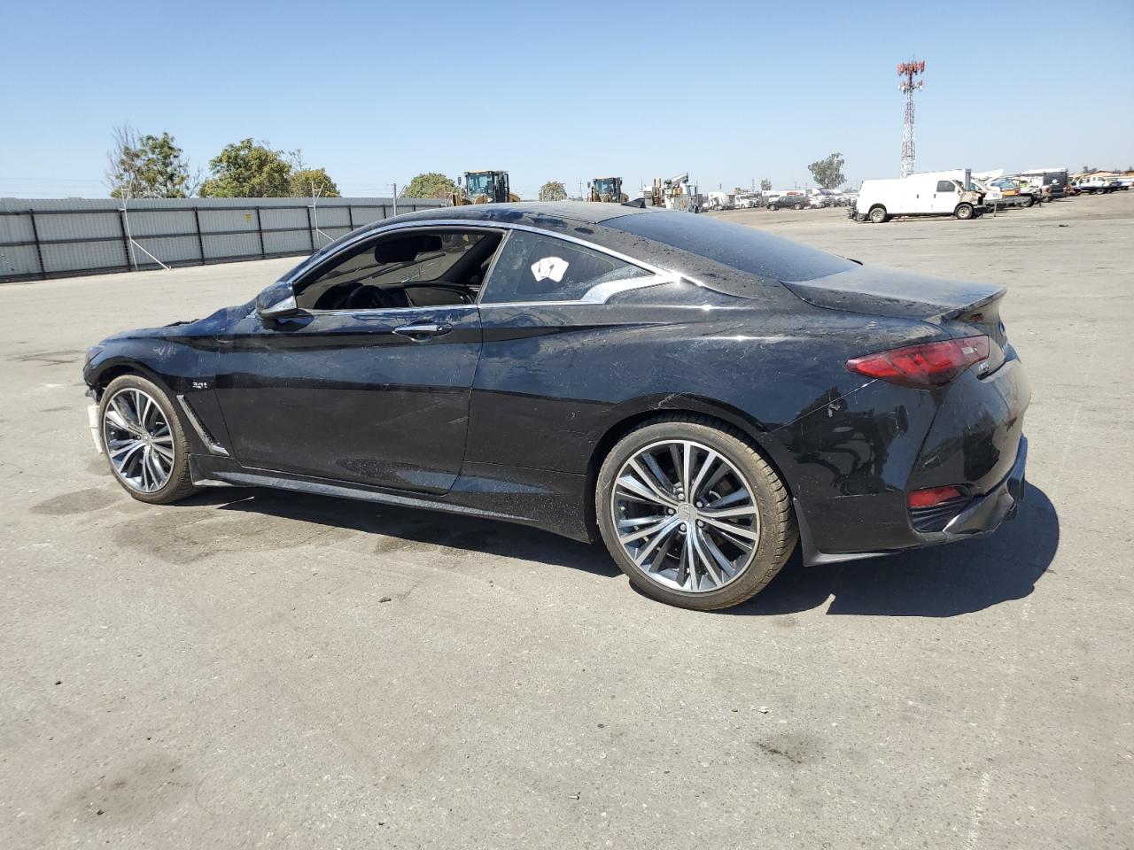 INFINITI Q60 LUXE 3 2018 black  gas JN1EV7EL5JM391212 photo #3