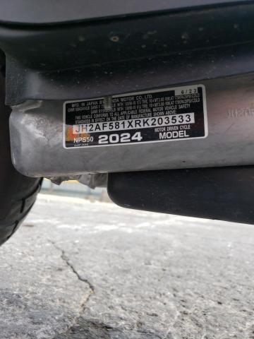 2024 HONDA NPS50 JH2AF581XRK203533