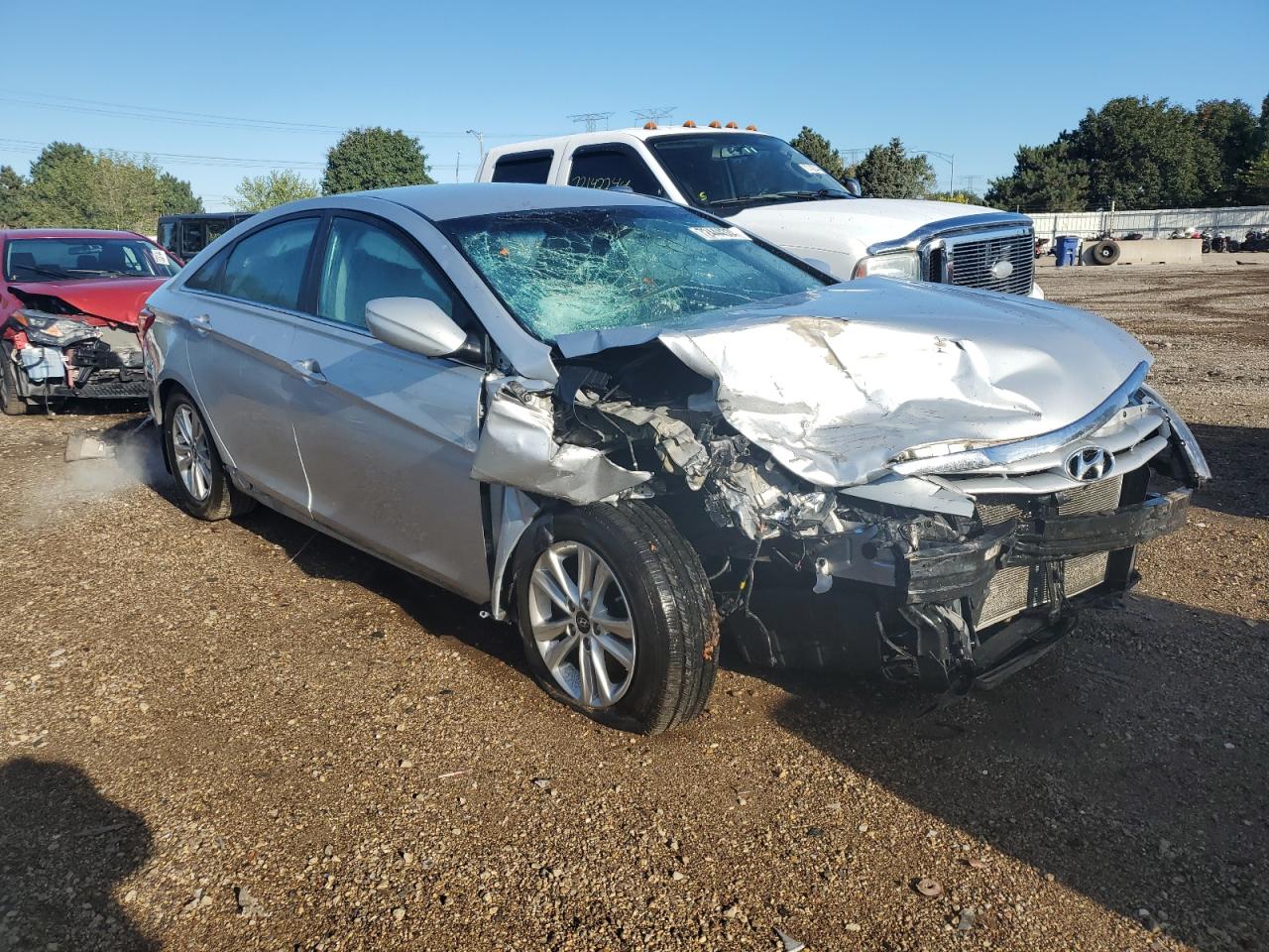 Lot #2893214718 2013 HYUNDAI SONATA GLS