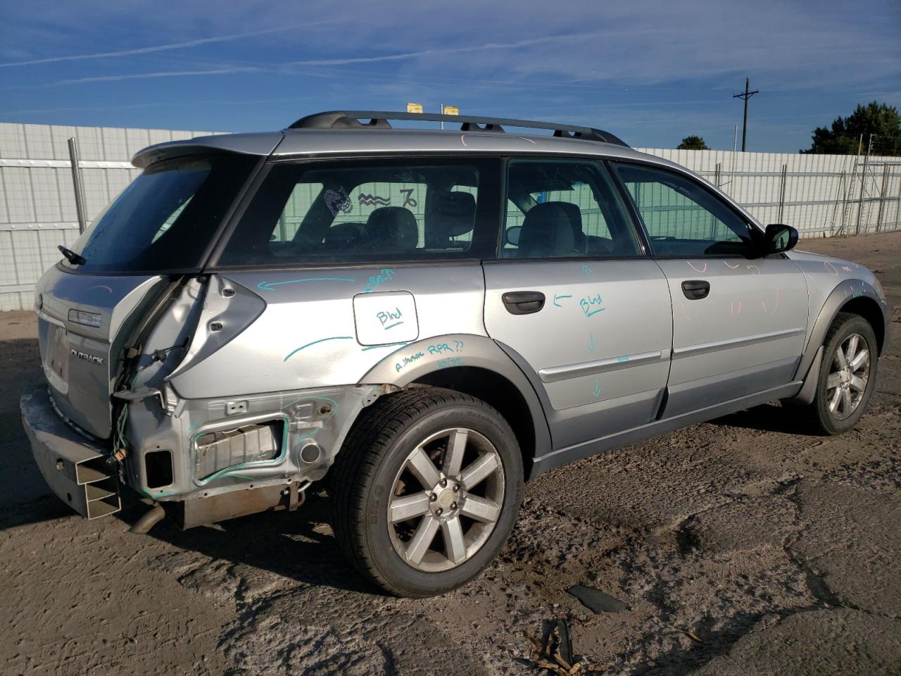 Lot #2928917508 2007 SUBARU OUTBACK OU