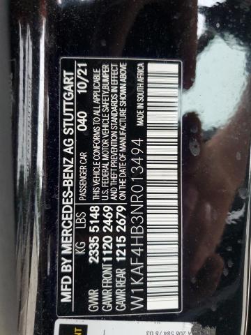 2022 MERCEDES-BENZ C 300 4MAT - W1KAF4HB3NR013494
