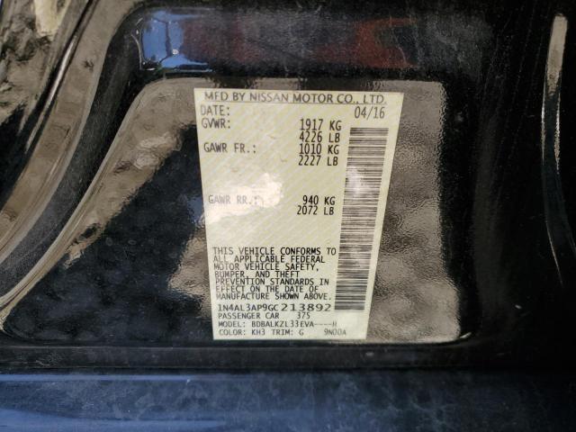 2016 NISSAN ALTIMA 2.5 - 1N4AL3AP9GC213892