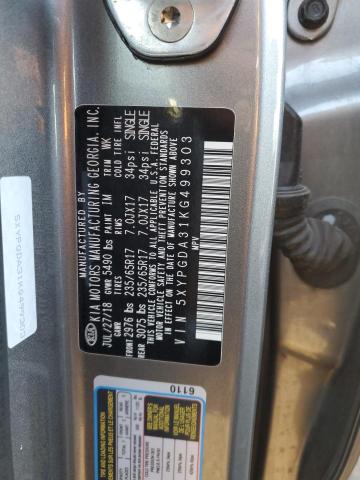 2019 KIA SORENTO L - 5XYPGDA31KG499303