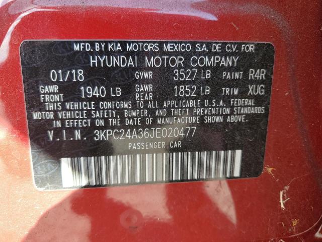 2018 HYUNDAI ACCENT SE - 3KPC24A36JE020477