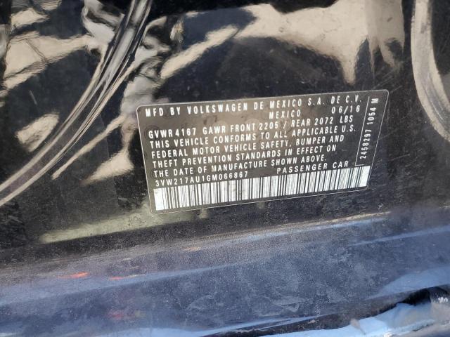 2016 VOLKSWAGEN GOLF S/SE - 3VW217AU1GM066867