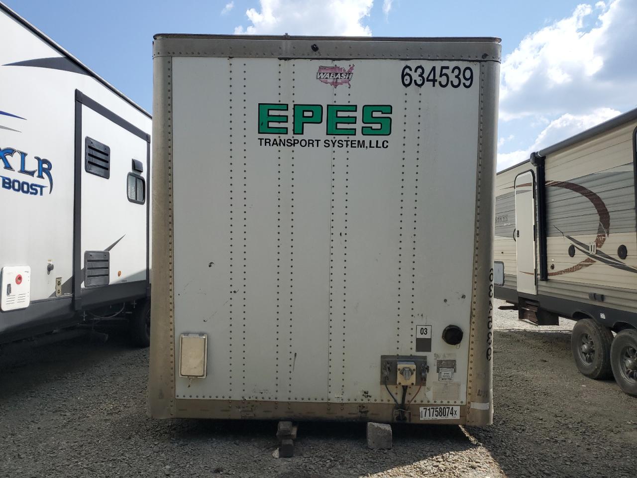 Lot #2865366254 2015 WABASH TRAILER