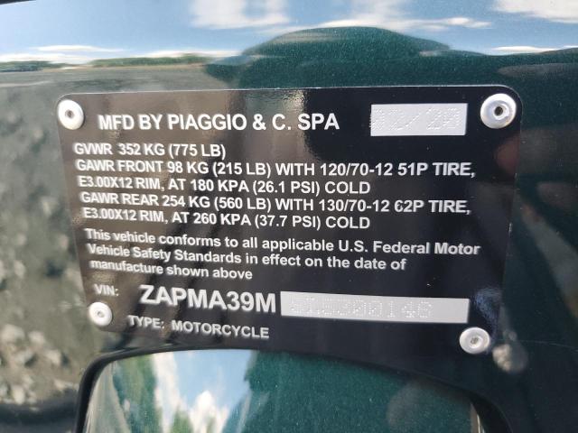 2020 VESPA GTS 300 ZAPMA39M9L5300146