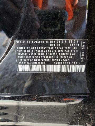 2015 VOLKSWAGEN GOLF - 3VW217AU6FM026802