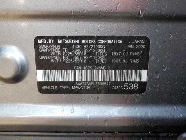 2020 MITSUBISHI ECLIPSE CR - JA4AT4AA6LZ609517