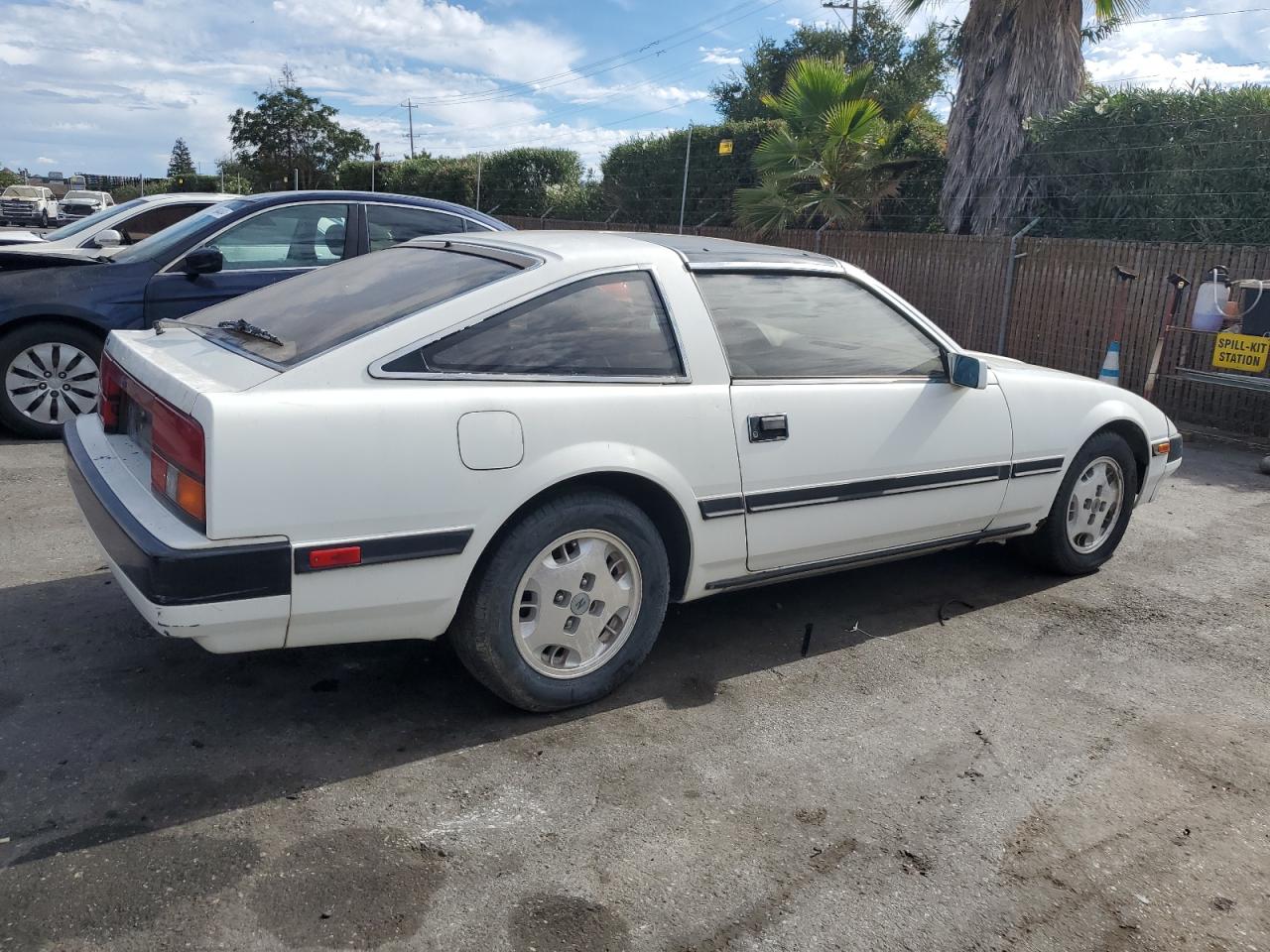 NISSAN 300ZX 2+2 1985 white hatchbac gas JN1HZ16S9FX050874 photo #4