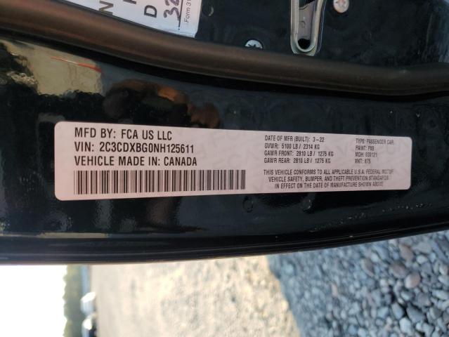 2022 DODGE CHARGER SX - 2C3CDXBG0NH125611