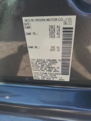 2022 NISSAN ALTIMA SR - 1N4BL4CVXNN393360