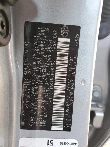 VIN 4T1C11AKXNU668755 2022 Toyota Camry, LE no.13