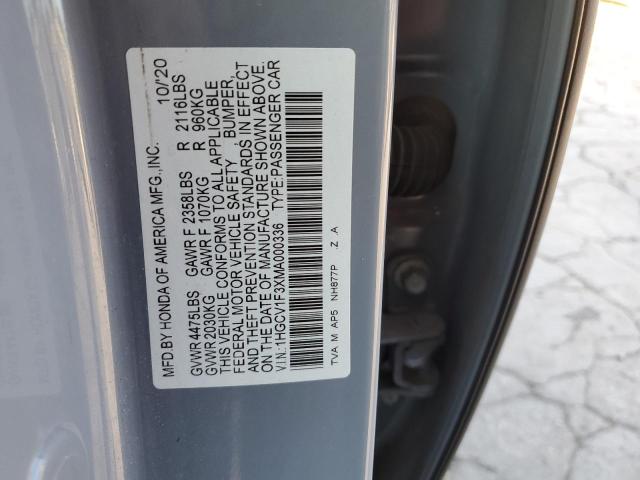2021 HONDA ACCORD SPO - 1HGCV1F3XMA000336