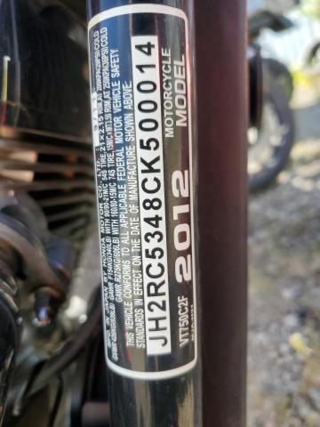 2012 HONDA VT750 C2F JH2RC5348CK500014