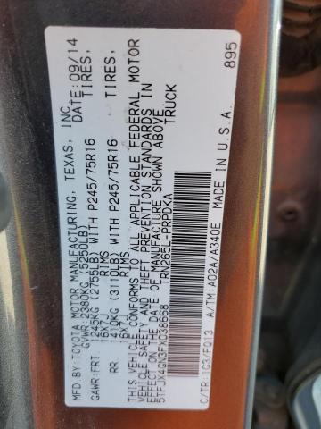 2015 TOYOTA TACOMA DOU - 5TFJX4GN3FX038668