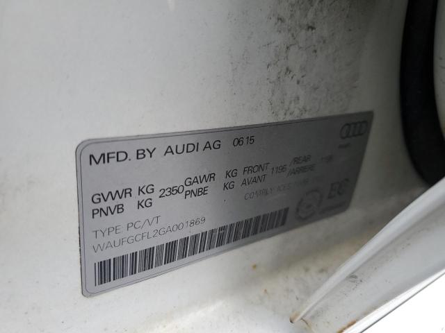 2016 AUDI S4 TECHNIK WAUFGCFL2GA001869