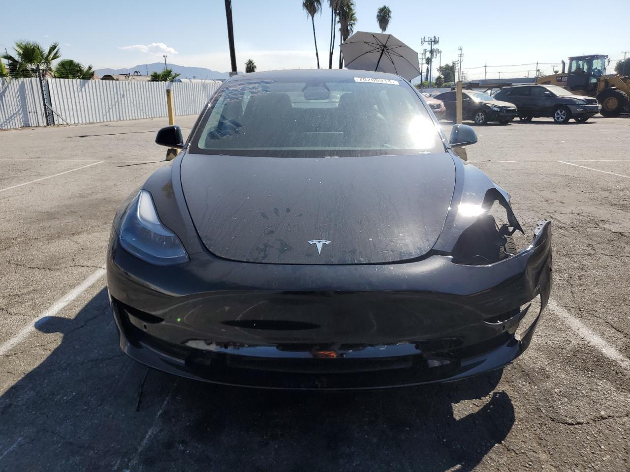 Lot #2989368561 2021 TESLA MODEL 3