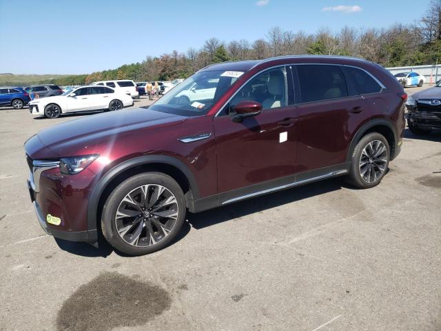 MAZDA CX-90 PREM 2024 burgundy  hybrid engine JM3KKDHA2R1104205 photo #1