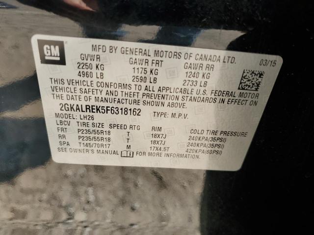 2015 GMC TERRAIN SL - 2GKALREK5F6318162