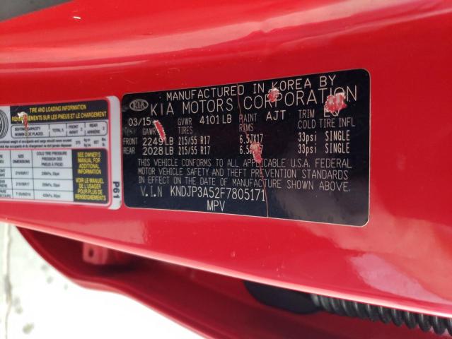 VIN KNDJP3A52F7805171 2015 KIA Soul, + no.14