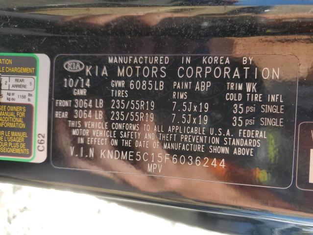 2015 KIA SEDONA SXL - KNDME5C15F6036244