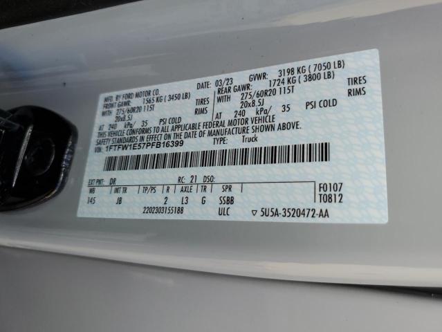 2023 FORD F150 SUPER - 1FTFW1E57PFB16399