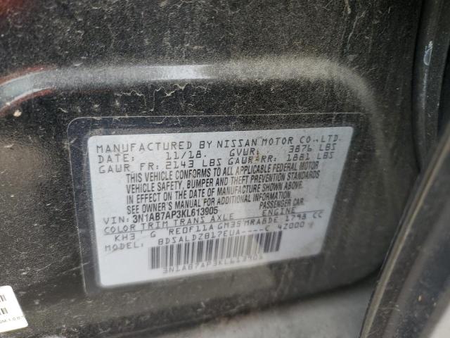 2019 NISSAN SENTRA S - 3N1AB7AP3KL613905