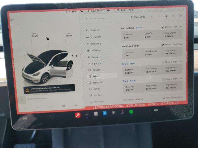 VIN 7SAYGDEE4PA160369 2023 Tesla MODEL Y no.9