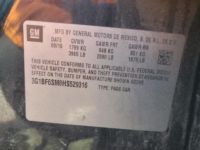 2017 CHEVROLET CRUZE PREM - 3G1BF6SM8HS529316