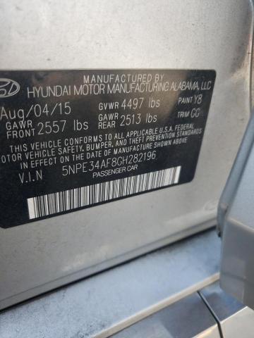 2016 HYUNDAI SONATA SPO - 5NPE34AF8GH282196