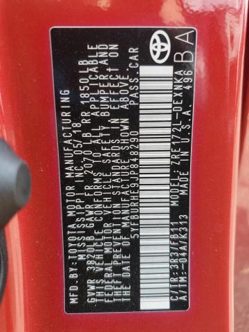 2018 TOYOTA COROLLA L - 5YFBURHE9JP848290