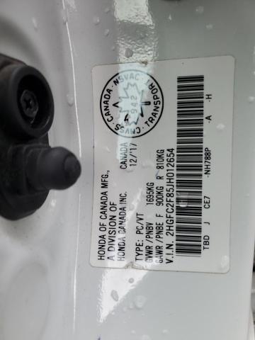 2018 HONDA CIVIC EX - 2HGFC2F85JH012654