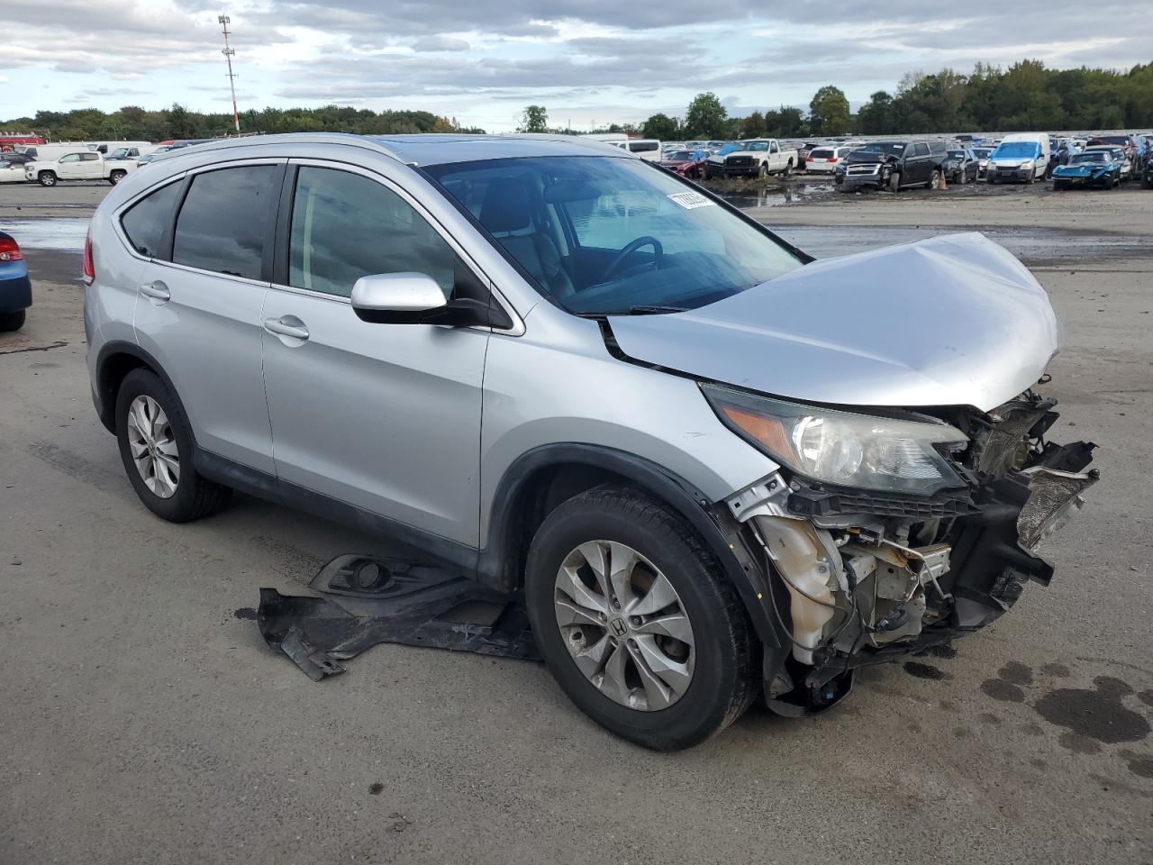 Lot #2940479453 2014 HONDA CR-V EXL