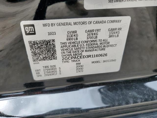 2024 CHEVROLET SILVERADO - 2GCPACED3R1160626