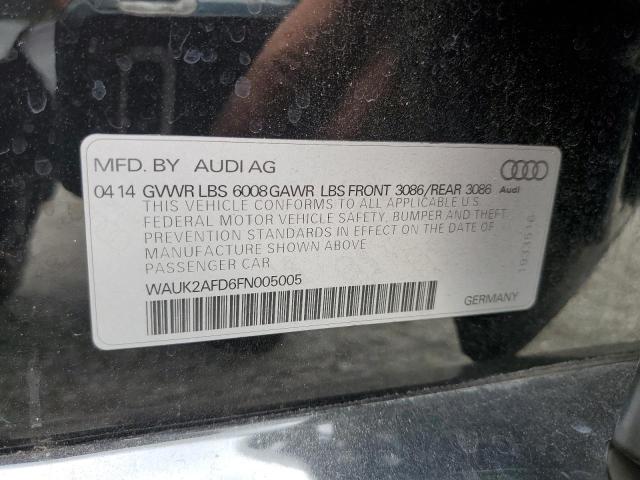 2015 AUDI S8 QUATTRO - WAUK2AFD6FN005005