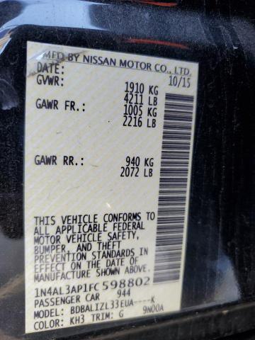 2015 NISSAN ALTIMA 2.5 - 1N4AL3AP1FC598802
