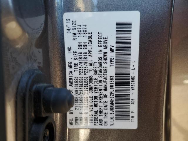 2015 HONDA CR-V TOURI - 5J6RM4H92FL061583