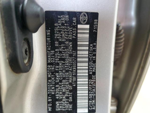 2016 TOYOTA CAMRY LE - 4T1BF1FK8GU577167