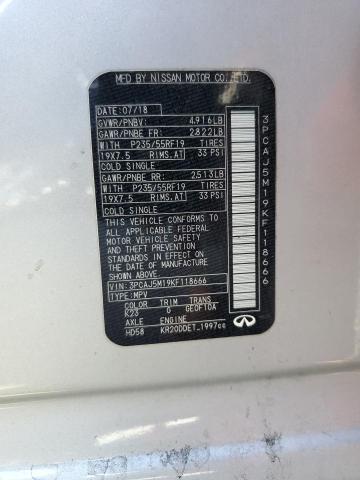 2019 INFINITI QX50 ESSEN - 3PCAJ5M19KF118666
