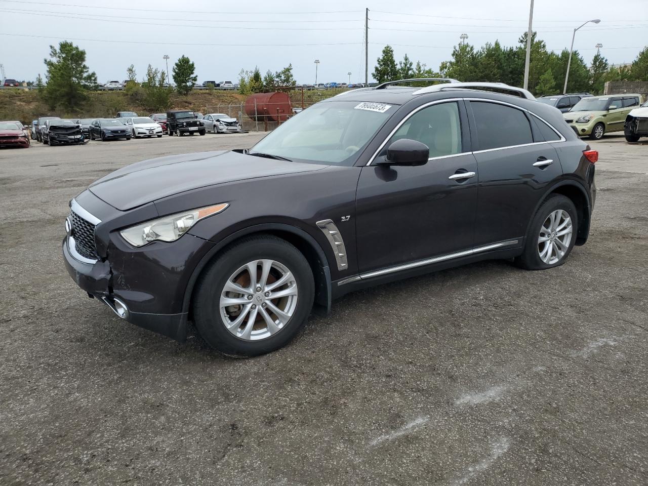 INFINITI QX70 2017 black 4dr spor gas JN8CS1MU9HM142589 photo #1