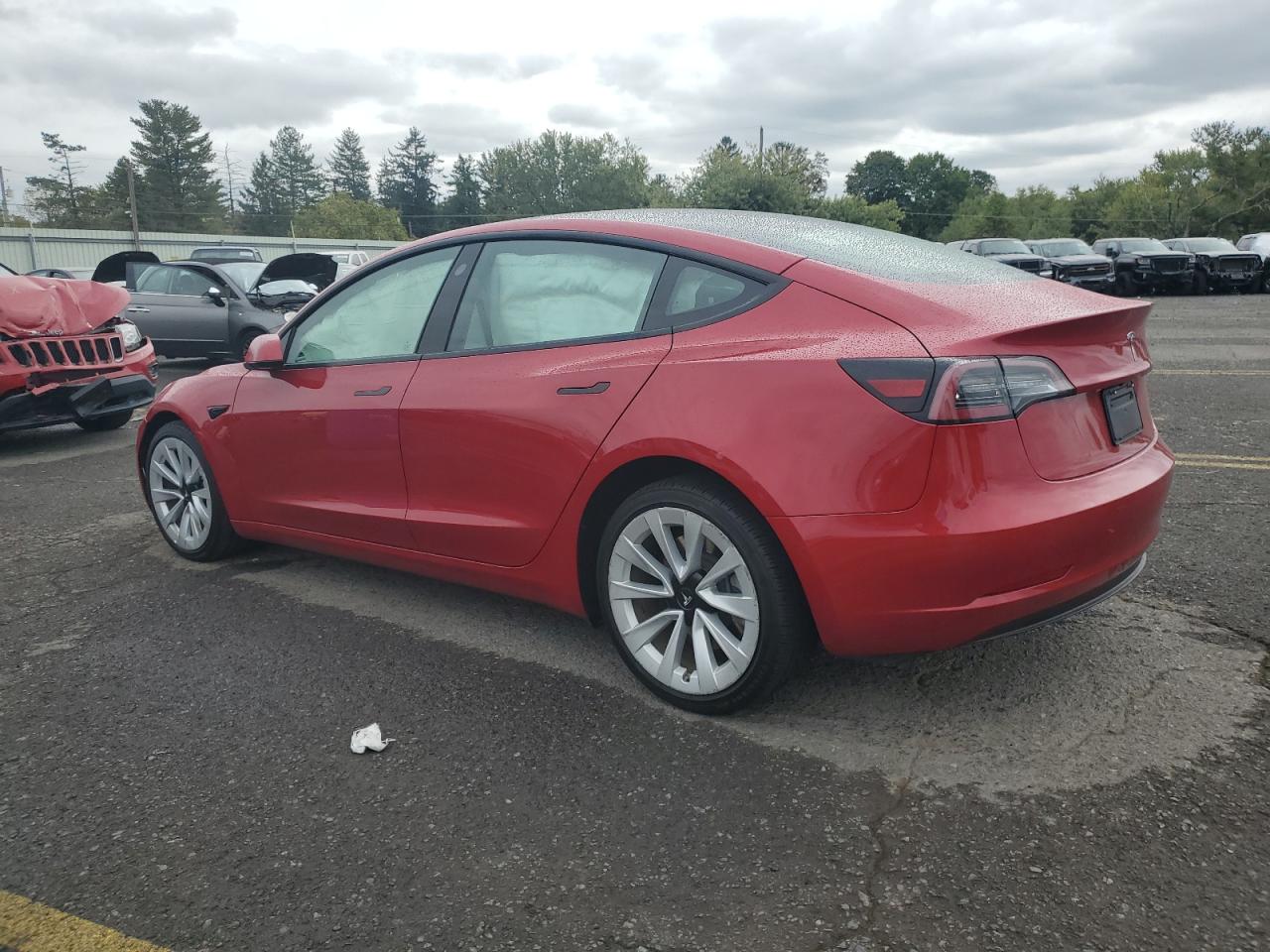 Lot #2979326763 2022 TESLA MODEL 3