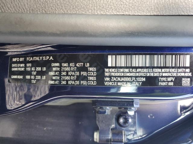 2020 JEEP RENEGADE L - ZACNJABB6LPL10284