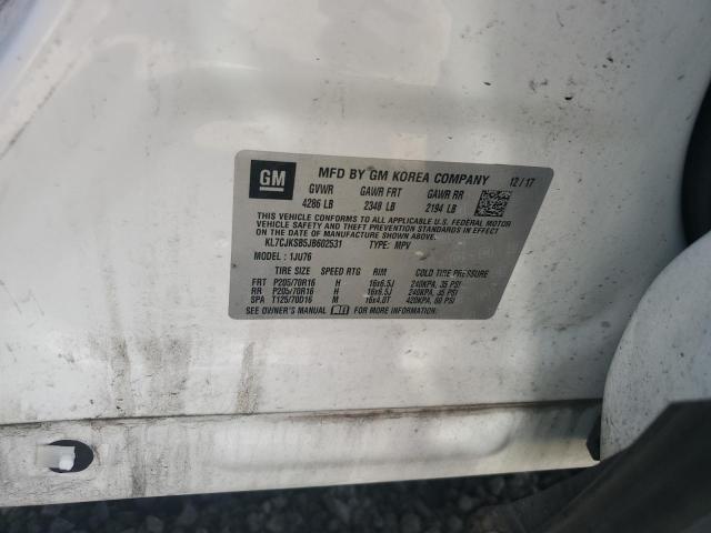 2018 CHEVROLET TRAX LS - KL7CJKSB5JB602531