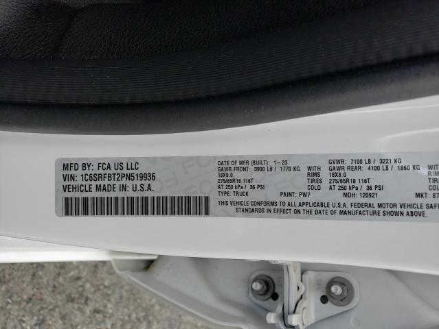2023 RAM 1500 BIG H - 1C6SRFBT2PN519936