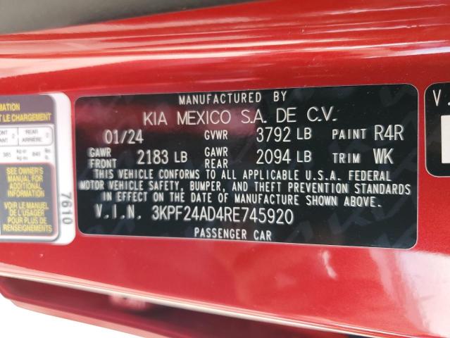 2024 KIA FORTE LX - 3KPF24AD4RE745920